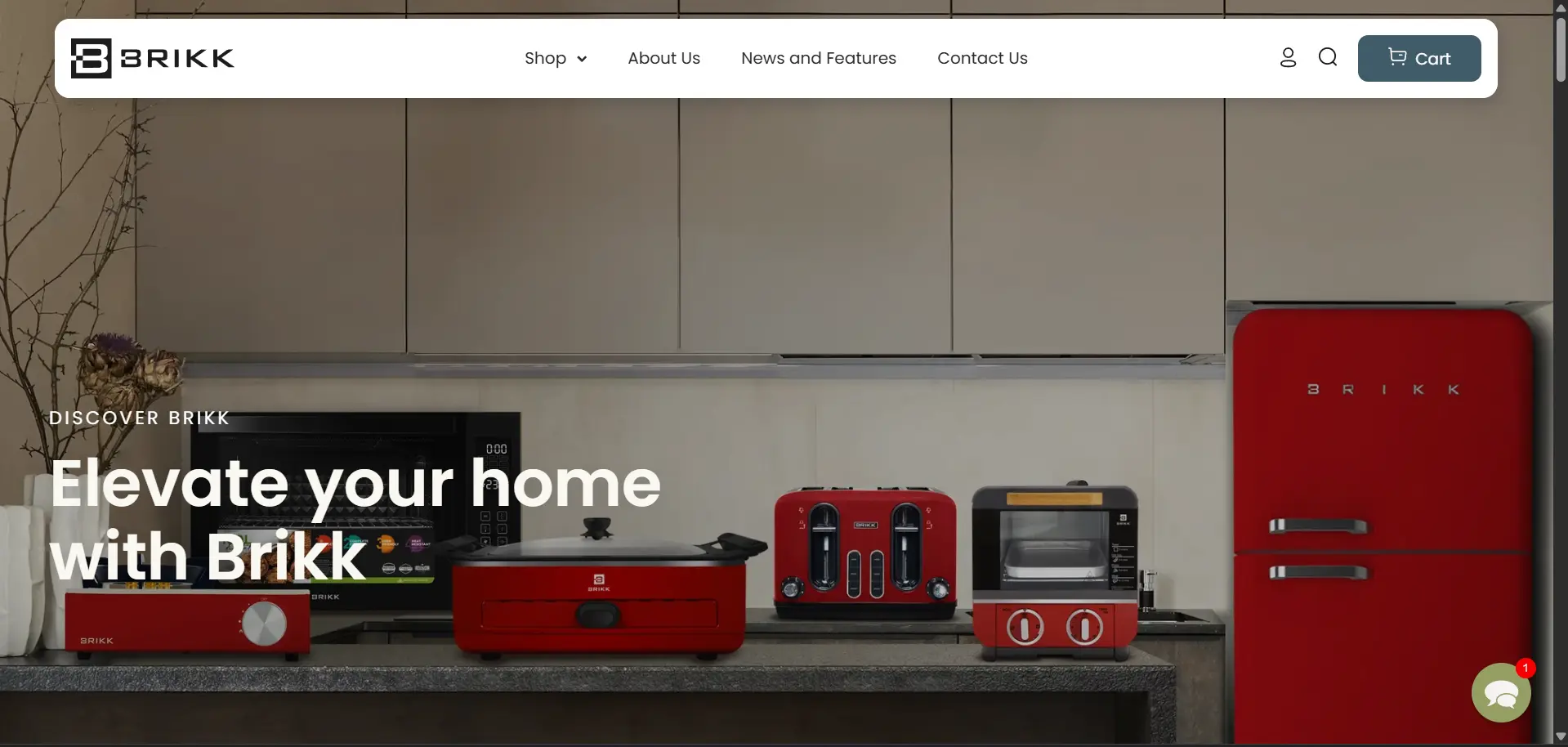 BRIKK Website Screenshot